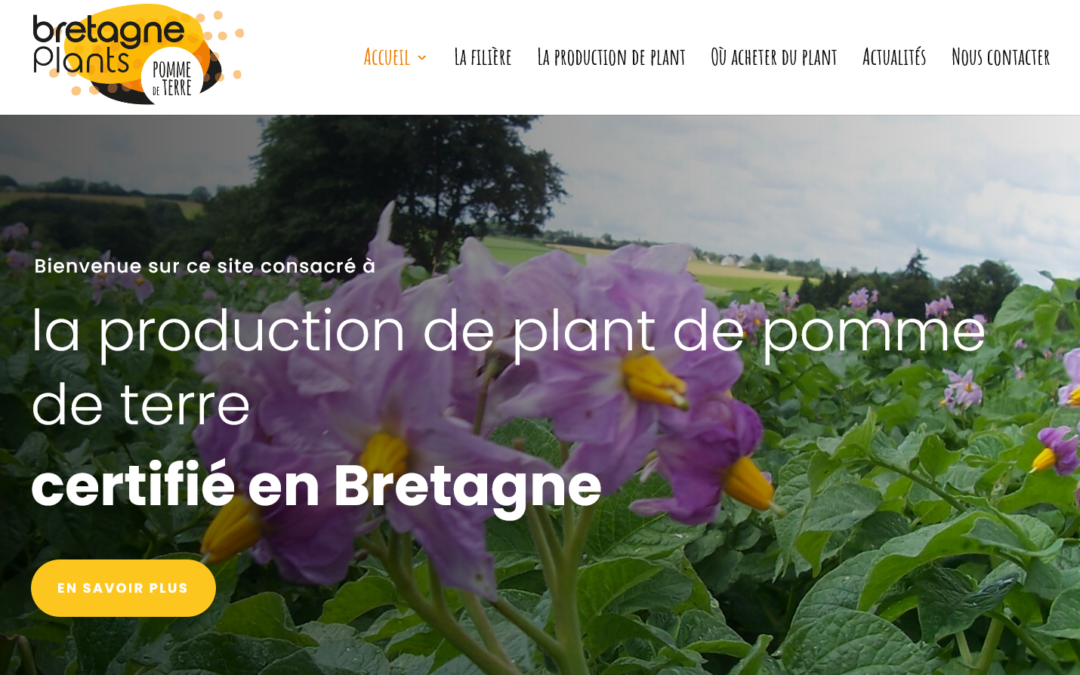 Un nouveau site web pour Bretagne-Plants !